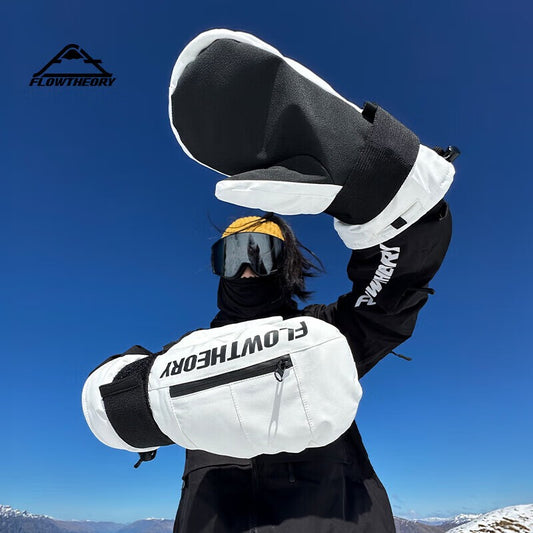 Adults' Snowboard Mittens with Integrated Wrist Support