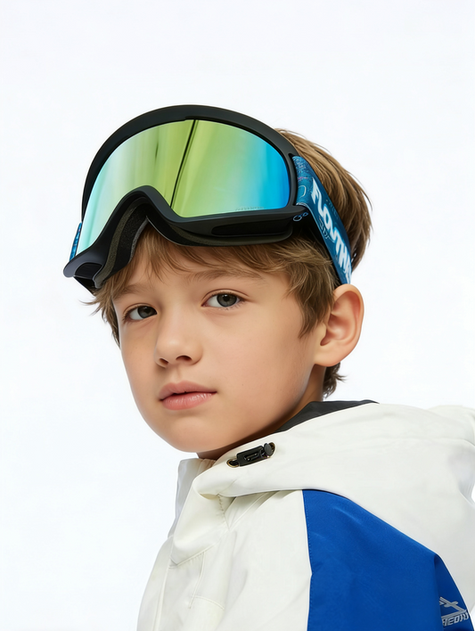 Gold Car—Innocence Series Kids' Snow Goggles