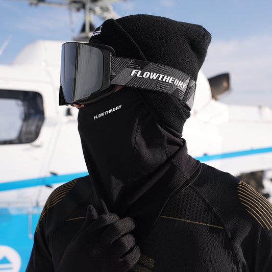 Wool Balaclava with Layered Face Cover