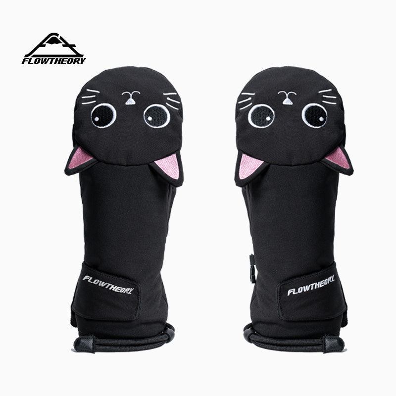 Adults' & Kids' Cute Snowboard Mittens