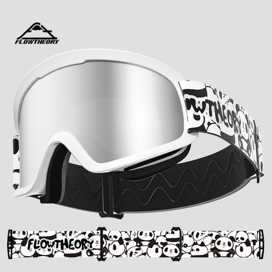 Silver Panda—Innocence Series Kids' Snow Goggles