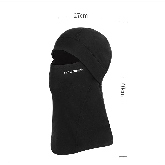 Wool Balaclava with Layered Face Cover