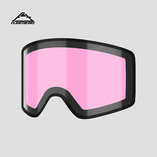 Overcast Clear Lens—SOLAR Max Series Magnetic Flip-Up ZEISS Snow Goggles