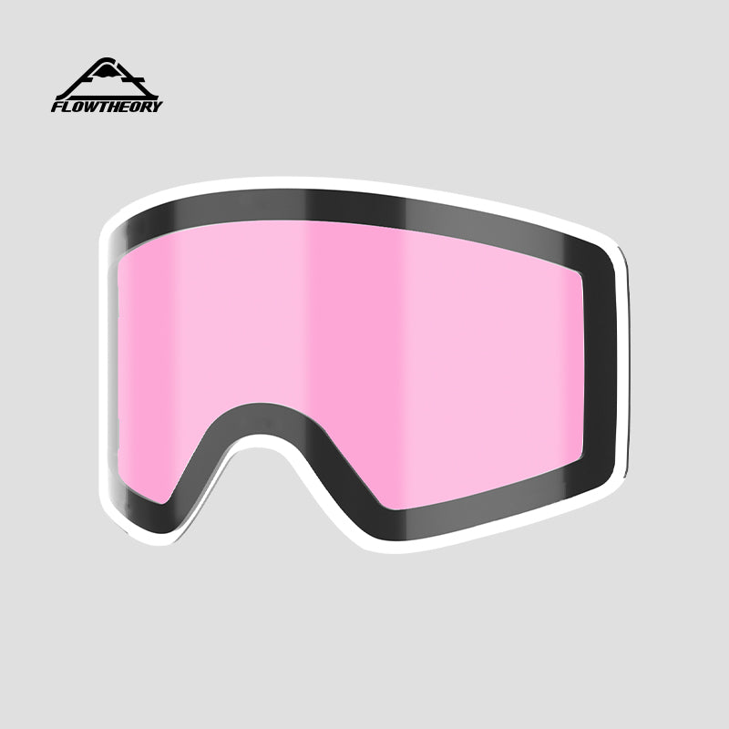 Overcast Clear Lens—SOLAR Max Series Magnetic Flip-Up ZEISS Snow Goggles