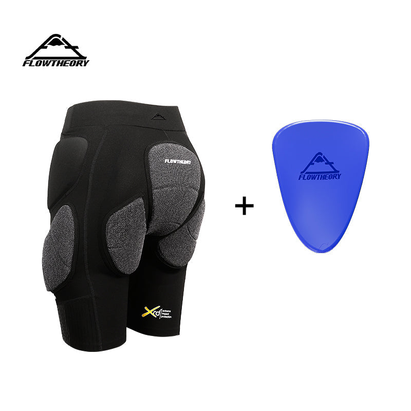 XRD® Snowboard Hip Protector Shorts—MECHA PRO Series Kevlar® Snowboard Protective Gear
