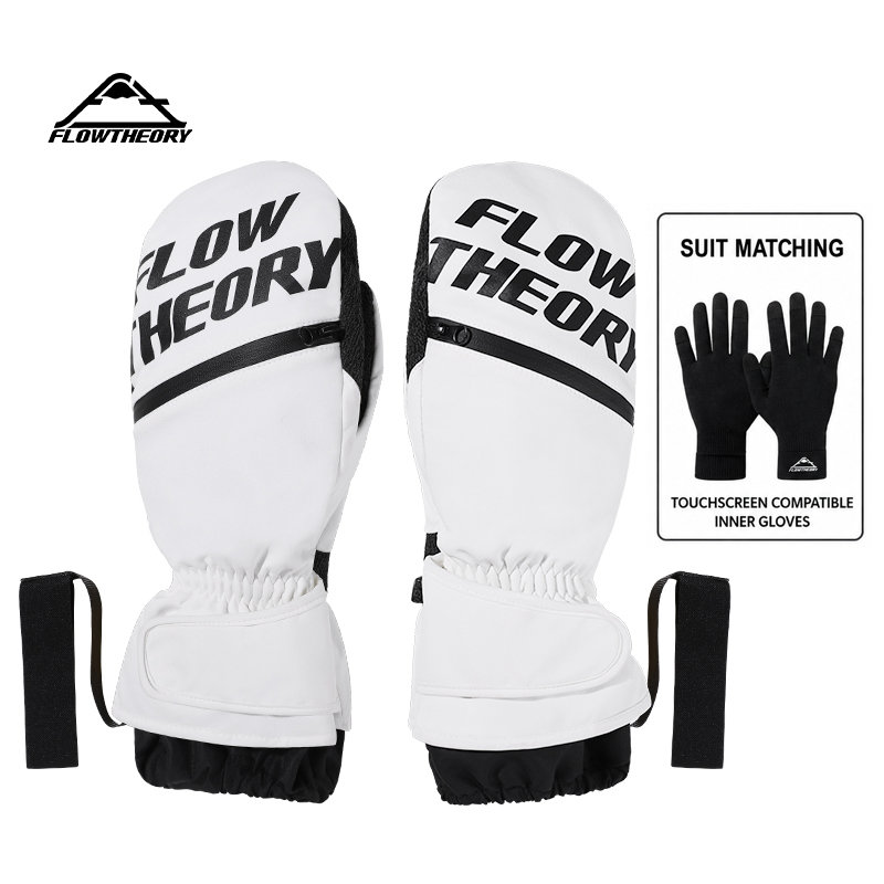 Adults' Kevlar® Reinforced Snowboard Mittens [2-in-1 Protection System] with Touchscreen Liner (6162201+6162202)