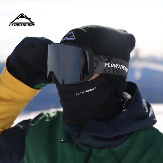 Wool Balaclava with Layered Face Cover