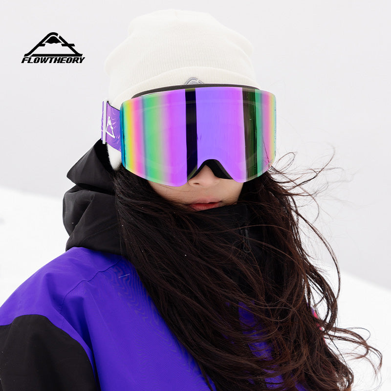 NEBULA MAX Series-Magnetic Colorful Ski Goggles