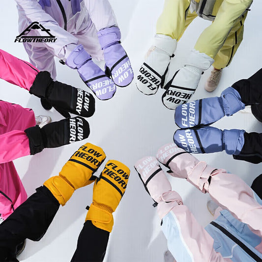 Adults' Kevlar® Reinforced Snowboard Mittens [2-in-1 Protection System] with Touchscreen Liner