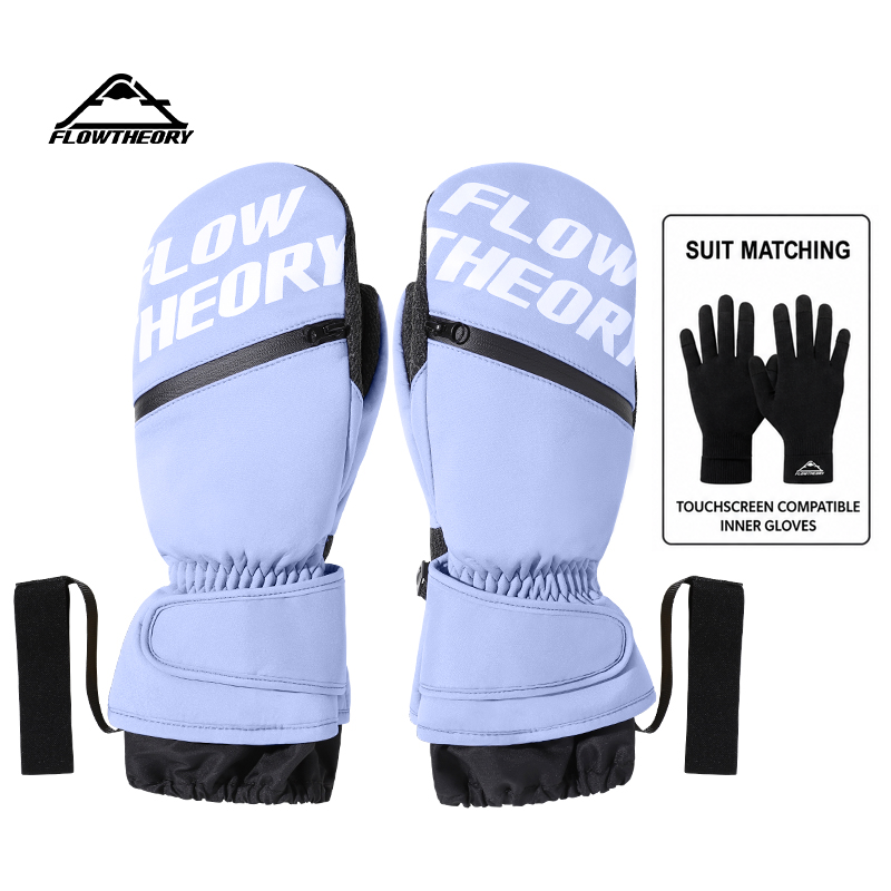 Adults' Kevlar® Reinforced Snowboard Mittens [2-in-1 Protection System] with Touchscreen Liner (6162201+6162202)