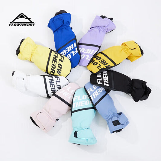 Adults' Kevlar® Reinforced Snowboard Mittens [2-in-1 Protection System] with Touchscreen Liner