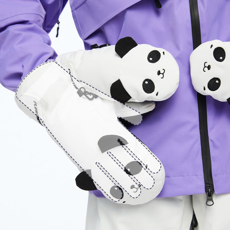 Adults' & Kids' Cute Snowboard Mittens