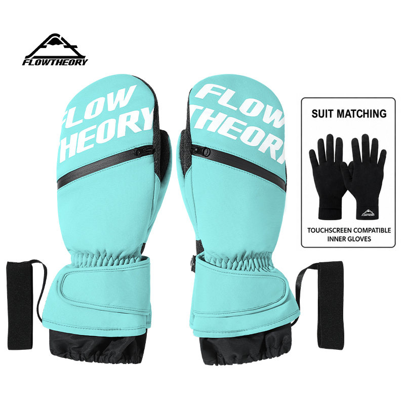 Adults' Kevlar® Reinforced Snowboard Mittens [2-in-1 Protection System] with Touchscreen Liner (6162201+6162202)