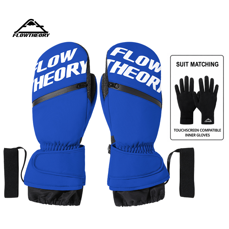 Adults' Kevlar® Reinforced Snowboard Mittens [2-in-1 Protection System] with Touchscreen Liner (6162201+6162202)