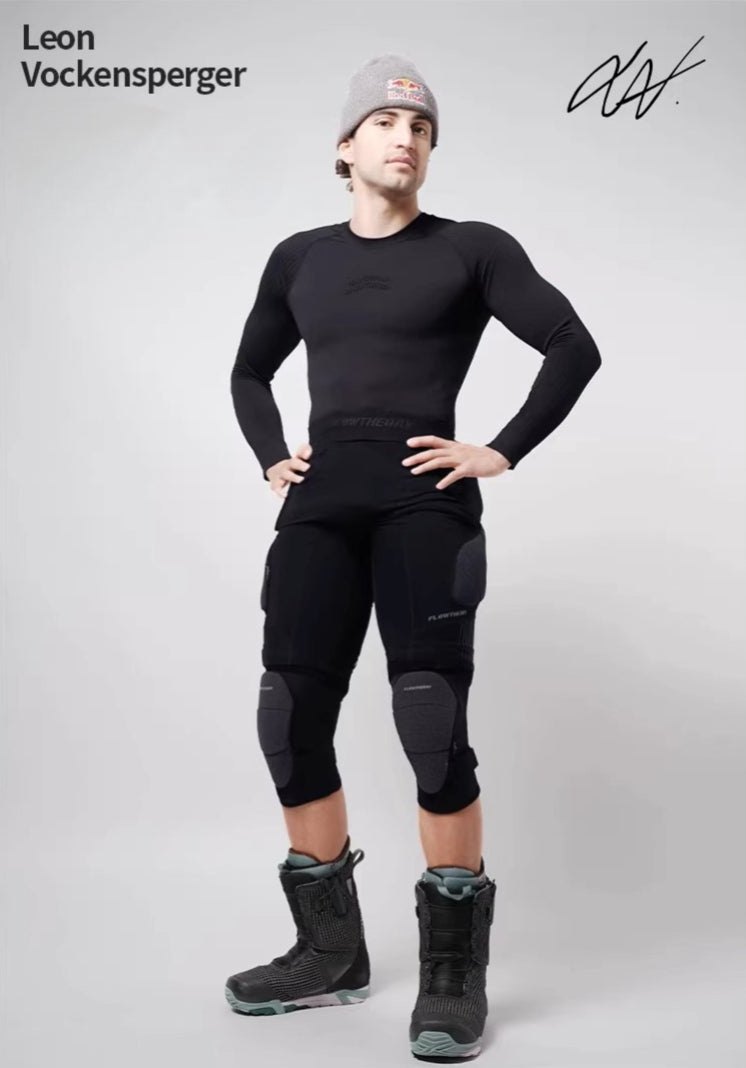 XRD® Snowboard Knee Protector—MECHA PRO Series Kevlar® Snowboard Protective Gear