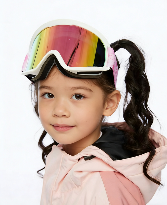 Pink Cat——Innocence Series Kids' Snow Goggles