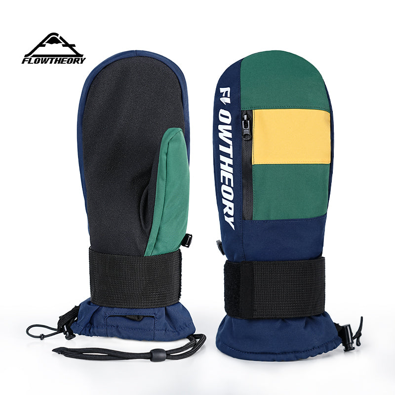 Adults' Snowboard Mittens with Integrated Wrist Support