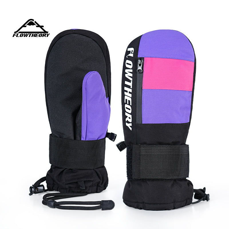 Adults' Snowboard Mittens with Integrated Wrist Support