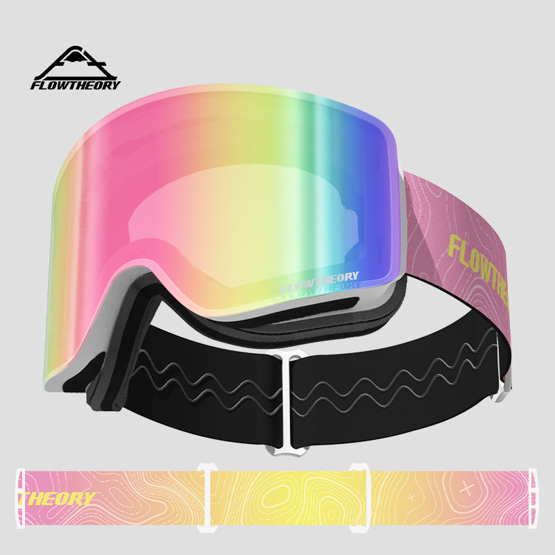 NEBULA MAX Series-Magnetic Colorful Ski Goggles